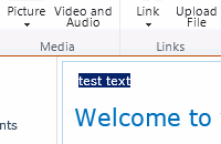 result test text